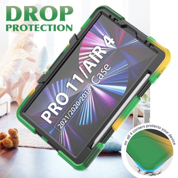 Heavy Duty Protection Case for iPad Air4 (10.9) and Pro 11/12.9 (2&3 gen) - Image 3