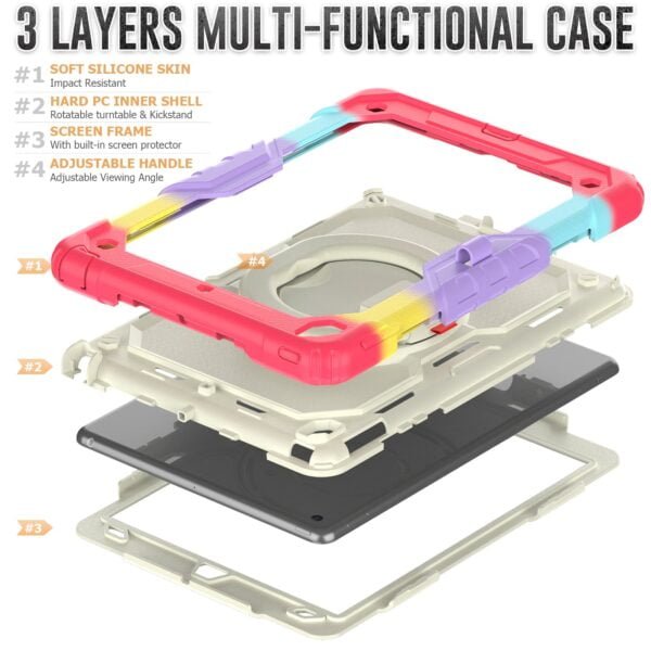 Heavy Duty Protection Case with Folded Handle for iPad Series - Image 8
