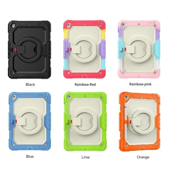 Heavy Duty Protection Case with Folded Handle for iPad Series - Image 2