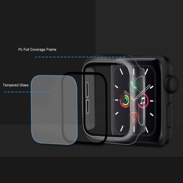 Apple Watch Protective Case with Tempered Glass - Image 2