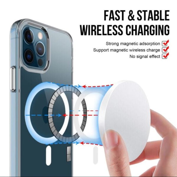 Space Protective Clear Case with Magsafe for iPhone 12/13 - Image 3