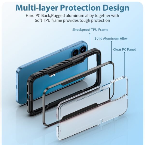 Blade Defense Metal Shield Case for iPhone 13 Series - Image 3