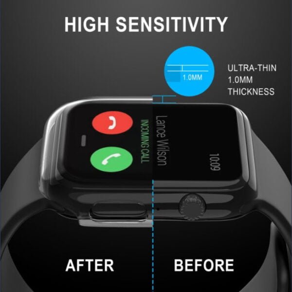 Apple Watch Protective Case with Tempered Glass - Image 3