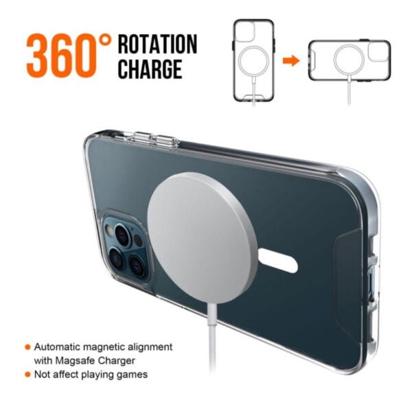 Space Protective Clear Case with Magsafe for iPhone 12/13 - Image 4