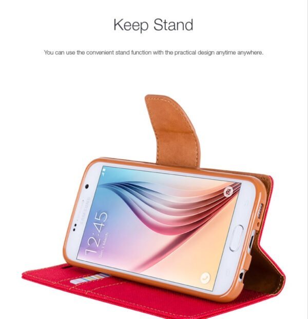 Mercury Canvas Dairy Wallet Case for iPhone 13/14 - Image 4