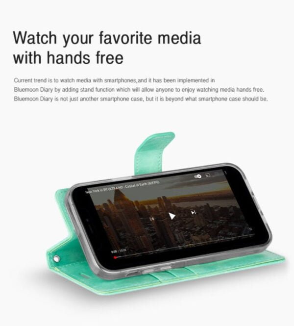 Mercury Bluemoon Dairy Wallet Case for iPhone 13/14 - Image 4