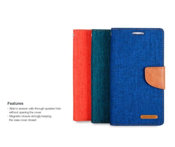 Mercury Canvas Dairy Wallet Case for iPhone 13/14 - Image 5