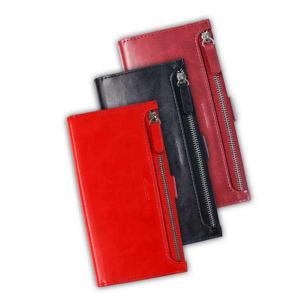 Zipper Flip Diary Wallet Case - Image 9