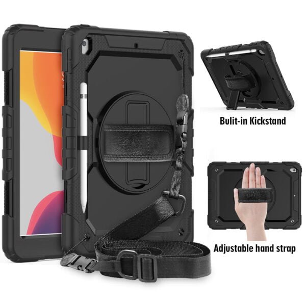 Heavy Duty Protection Case with Hand & Shoulder Strap for All iPad and Mini6 - Image 5