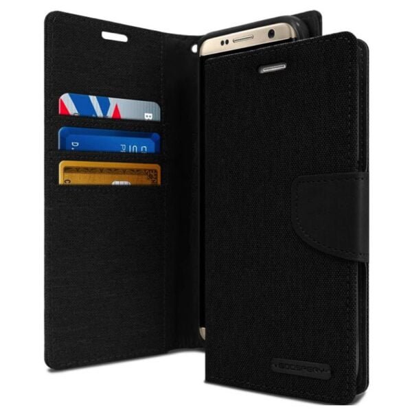 Mercury Canvas Dairy Wallet Case for Samsung - Image 4