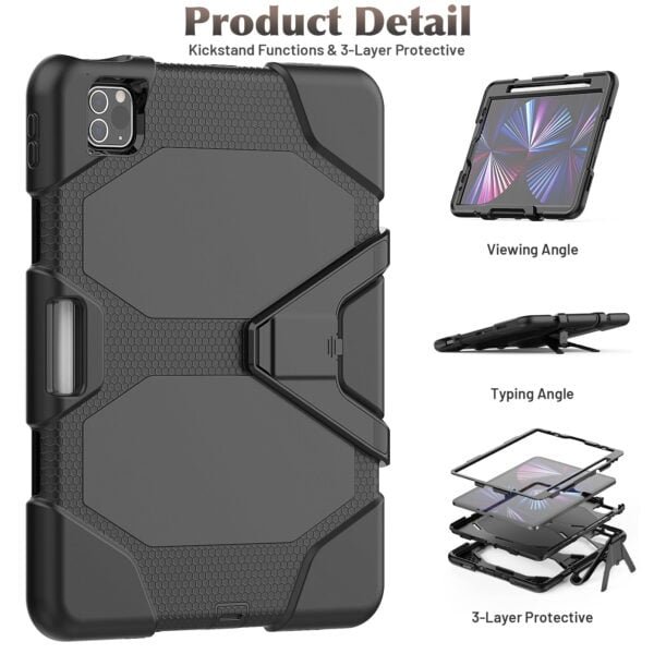 Heavy Duty Protection Case for iPad Air4 (10.9) and Pro 11/12.9 (2&3 gen) - Image 6