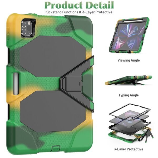 Heavy Duty Protection Case for iPad Air4 (10.9) and Pro 11/12.9 (2&3 gen) - Image 7