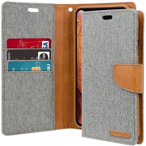 Mercury Canvas Dairy Wallet Case for iPhone 13/14 - Image 8