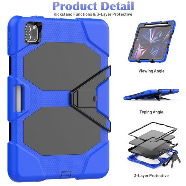 Heavy Duty Protection Case for iPad Air4 (10.9) and Pro 11/12.9 (2&3 gen) - Image 9