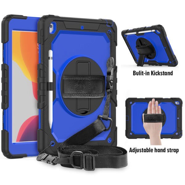Heavy Duty Protection Case with Hand & Shoulder Strap for All iPad and Mini6 - Image 6