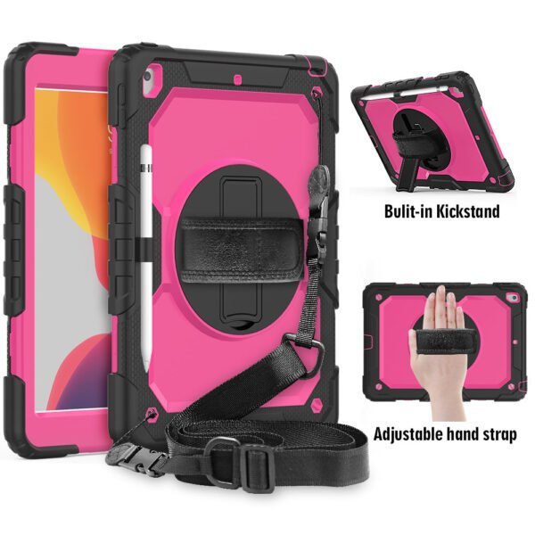 Heavy Duty Protection Case with Hand & Shoulder Strap for All iPad and Mini6 - Image 8