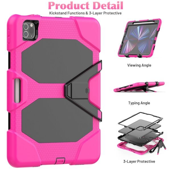 Heavy Duty Protection Case for iPad Air4 (10.9) and Pro 11/12.9 (2&3 gen) - Image 10