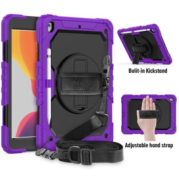 Heavy Duty Protection Case with Hand & Shoulder Strap for All iPad and Mini6 - Image 10