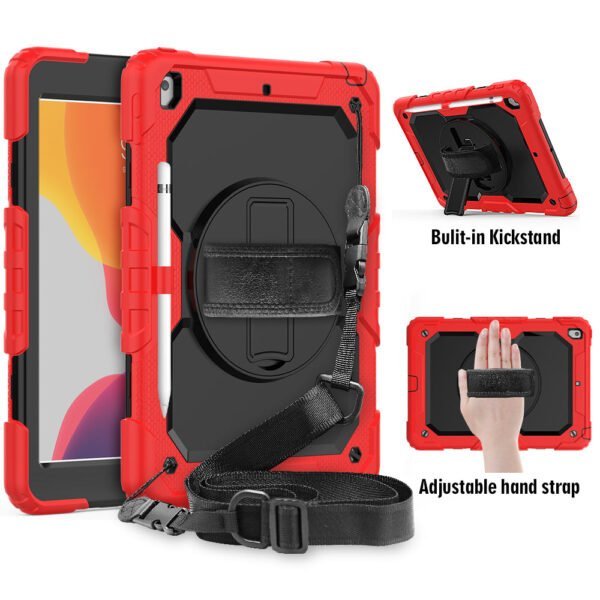 Heavy Duty Protection Case with Hand & Shoulder Strap for All iPad and Mini6 - Image 11
