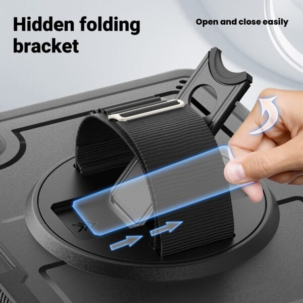 Ultra-Slim Heavy Duty Protection Case with Hand Strap for new iPad Air/Pro 11/13 (2024) - Image 12
